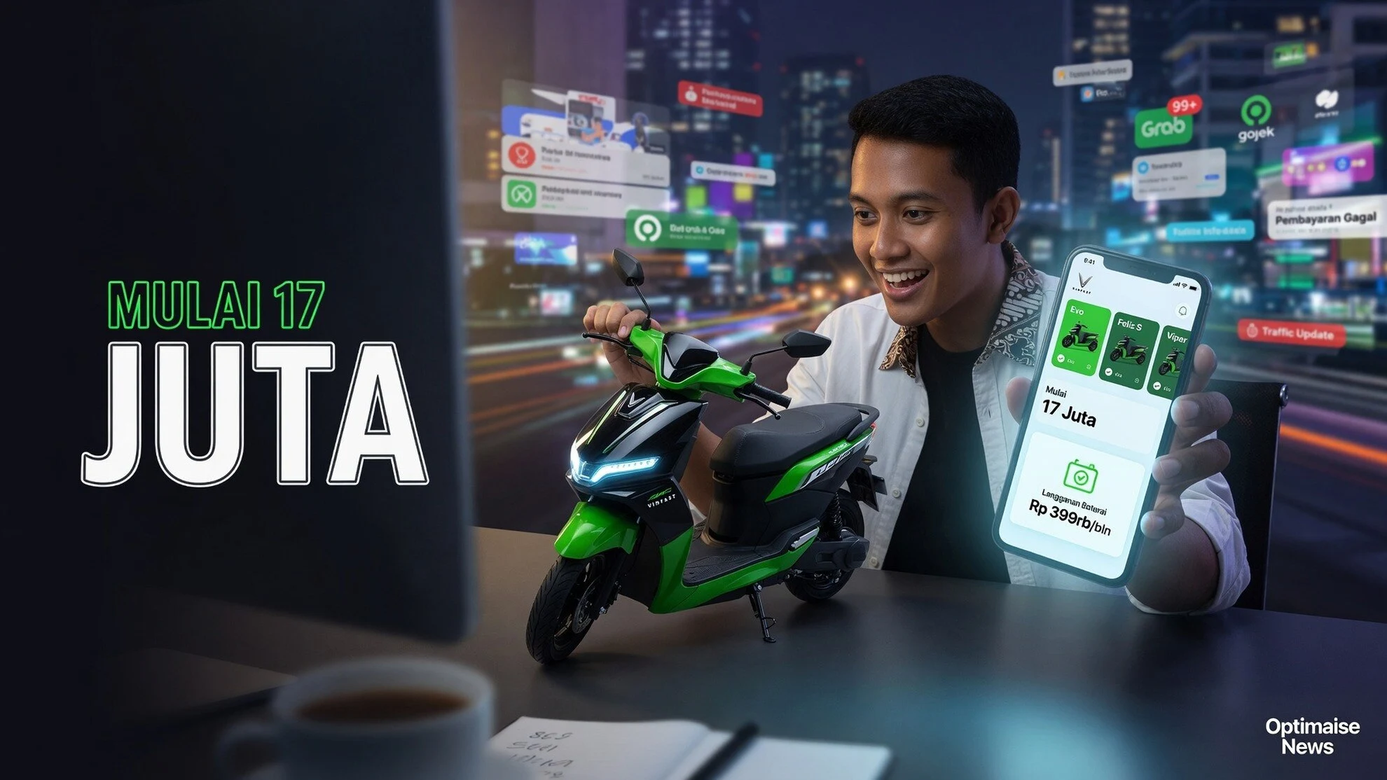 VinFast Evo hingga Viper Resmi, Mulai Rp17,5 Juta