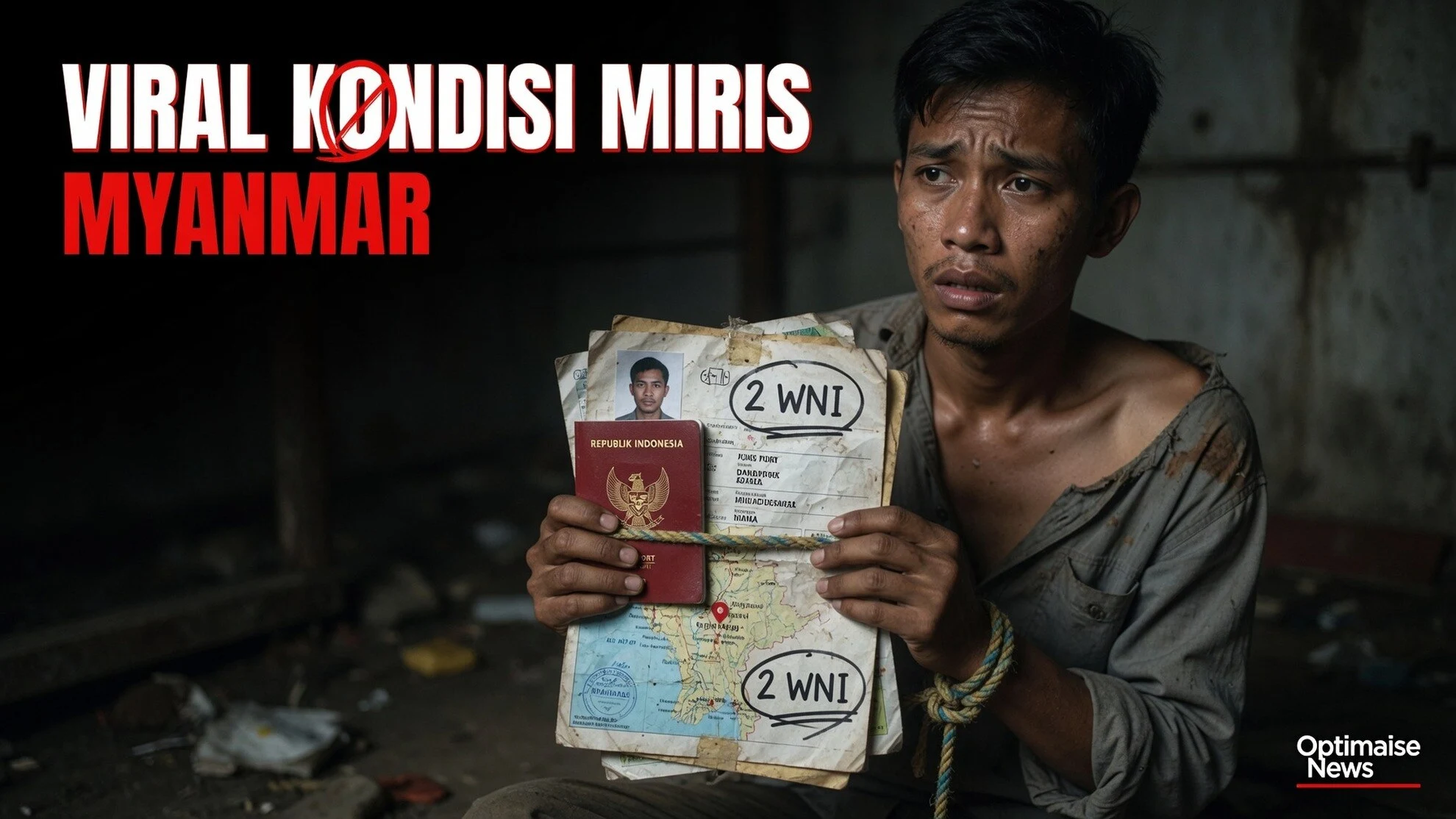 Viral Kondisi Miris 2 WNI Disandera di Myanmmar, Kemlu RI