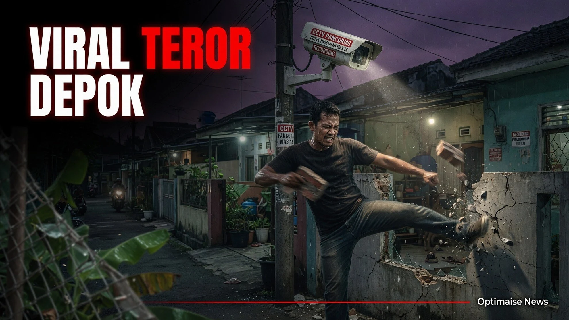 Viral Teror di Depok: Mediasi Gagal, LP Perusakan Diproses