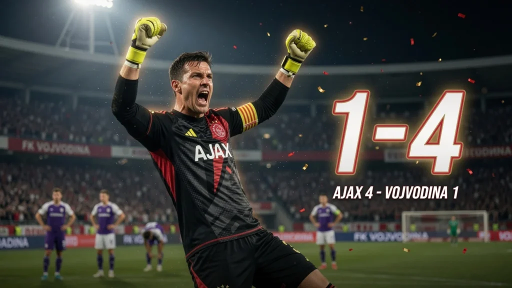 Peran Maarten Paes di Gawang Ajax Malam Itu