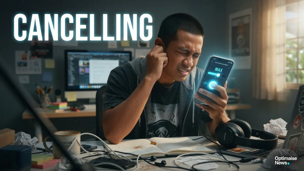 Volume Naik karena ANC di Headphone dengan Noise Cancelling