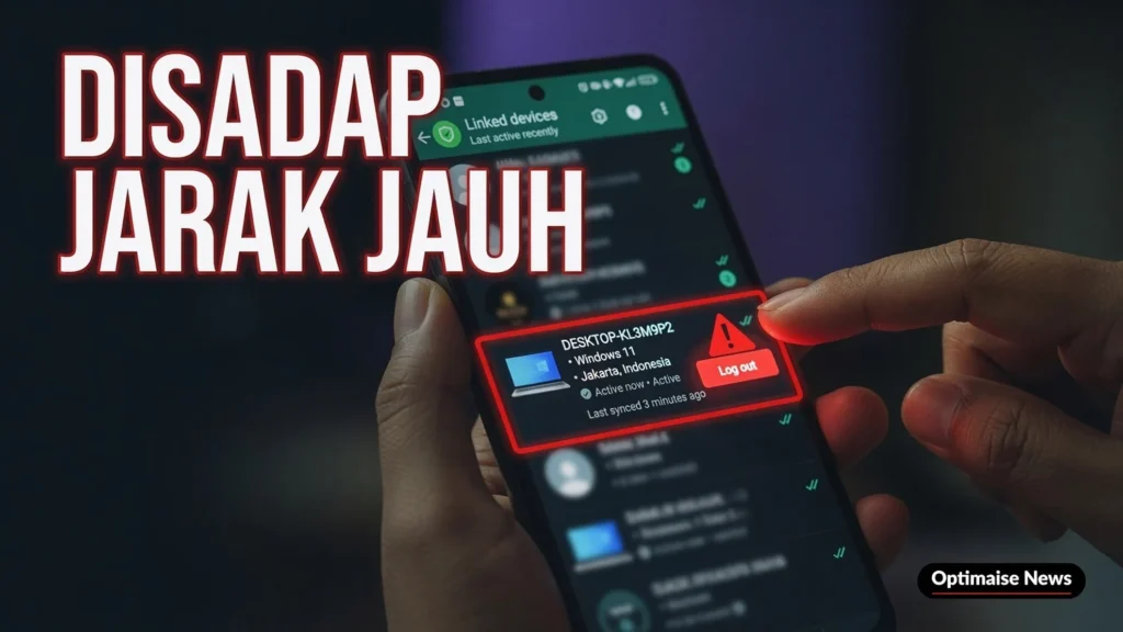 WA Disadap Jarak Jauh: OTP, Logout & Sesi Asing
