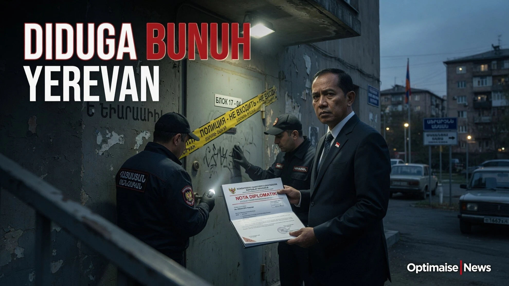 WNI Diduga Bunuh WNI di Armenia