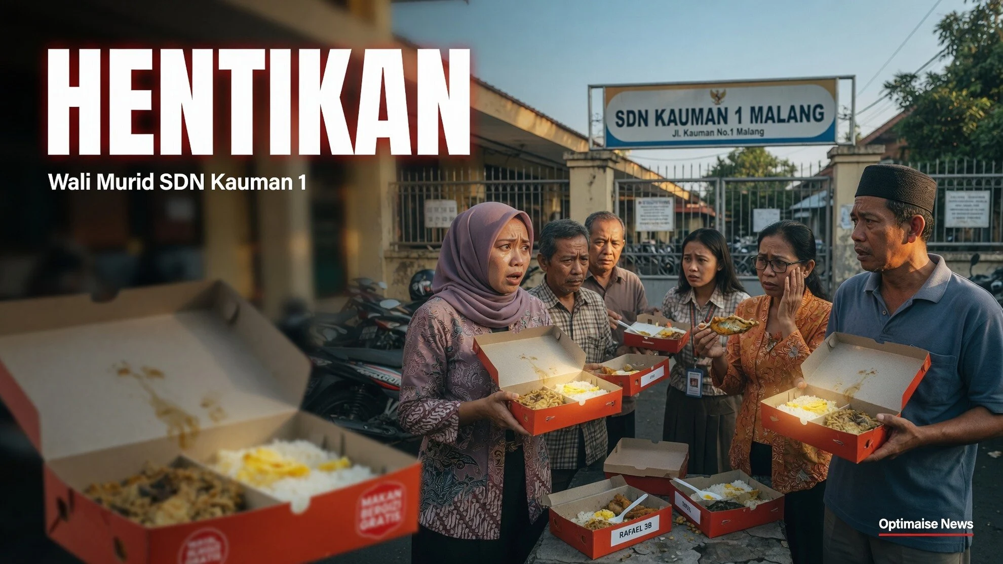 Wali Murid SDN Kauman 1 Hentikan MBG