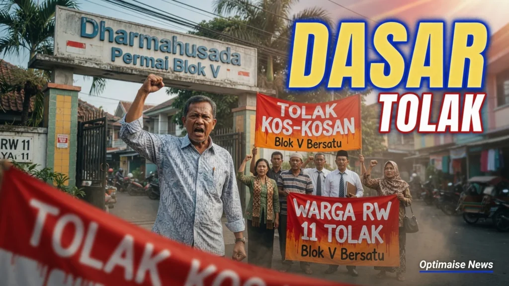 Warga Blok V Dharmahusada Tolak Kos-kosan, Perda 4/2026 Jadi Dasar