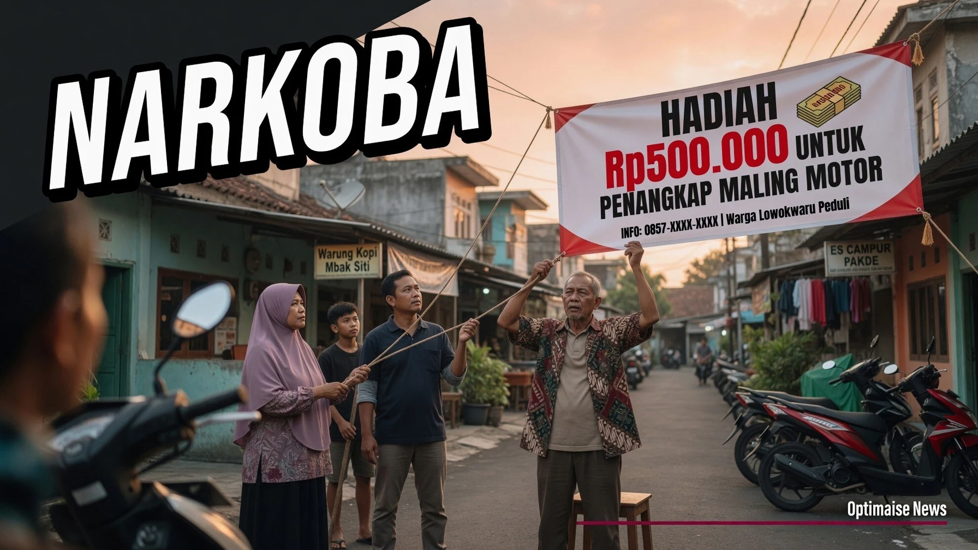 Warga Lowokwaru Buka Hadiah Rp500 Ribu, Amankan 8 Narkoba