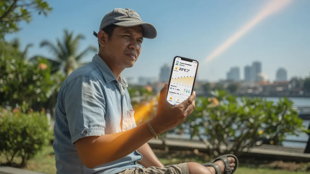 Lonjakan Suhu: Dari 23°C Pagi ke 33°C Siang-Sore