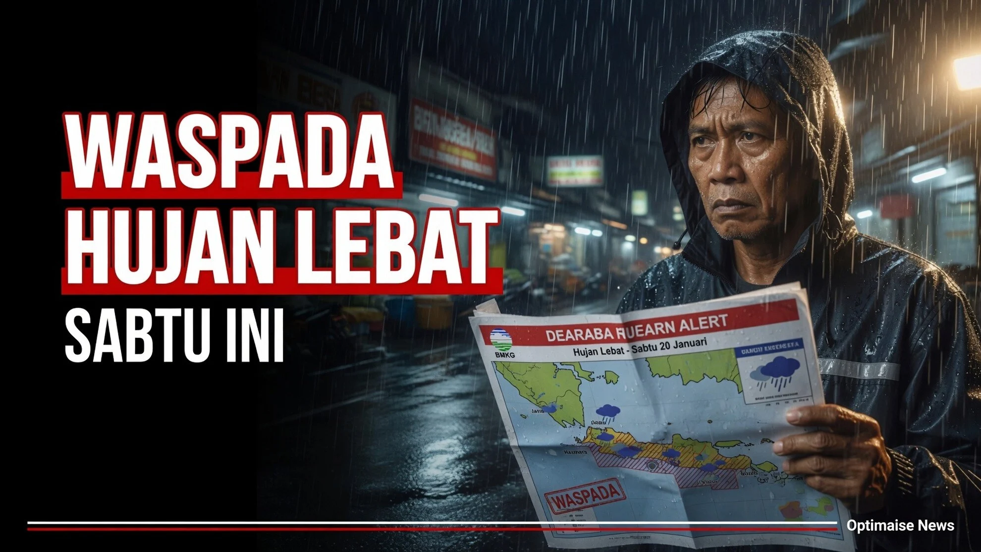 Waspada Hujan Lebat Sabtu Ini, Cek Daftar Wilayahnya