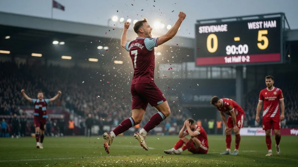 Pergantian Pemain West Ham di Tengah Keunggulan Telak