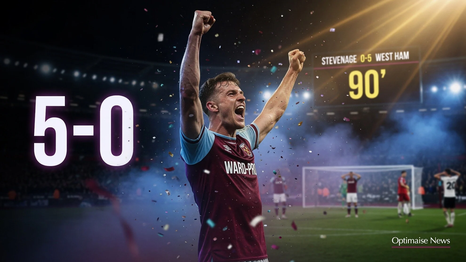 West Ham Bantai Stevenage 5-0 di Uji Coba, Skor Menit 90