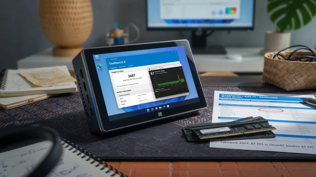 Unit Uji 64 GB dan Driver Windows Tahap Awal