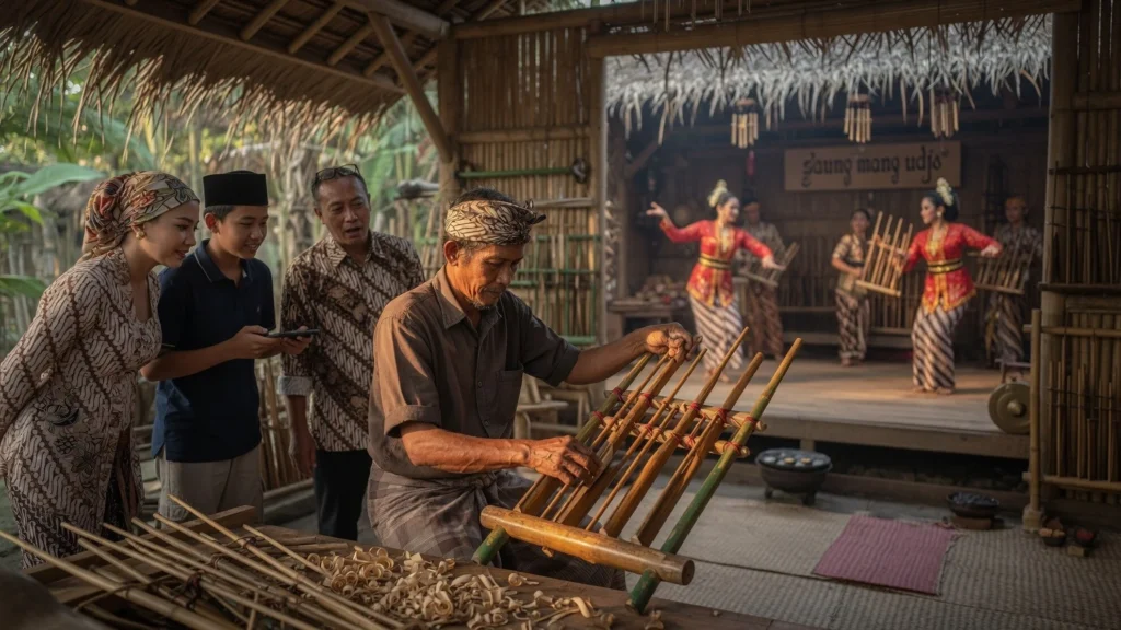 Pentas Seni Budaya Sunda yang Menutup Pengalaman Kunjungan