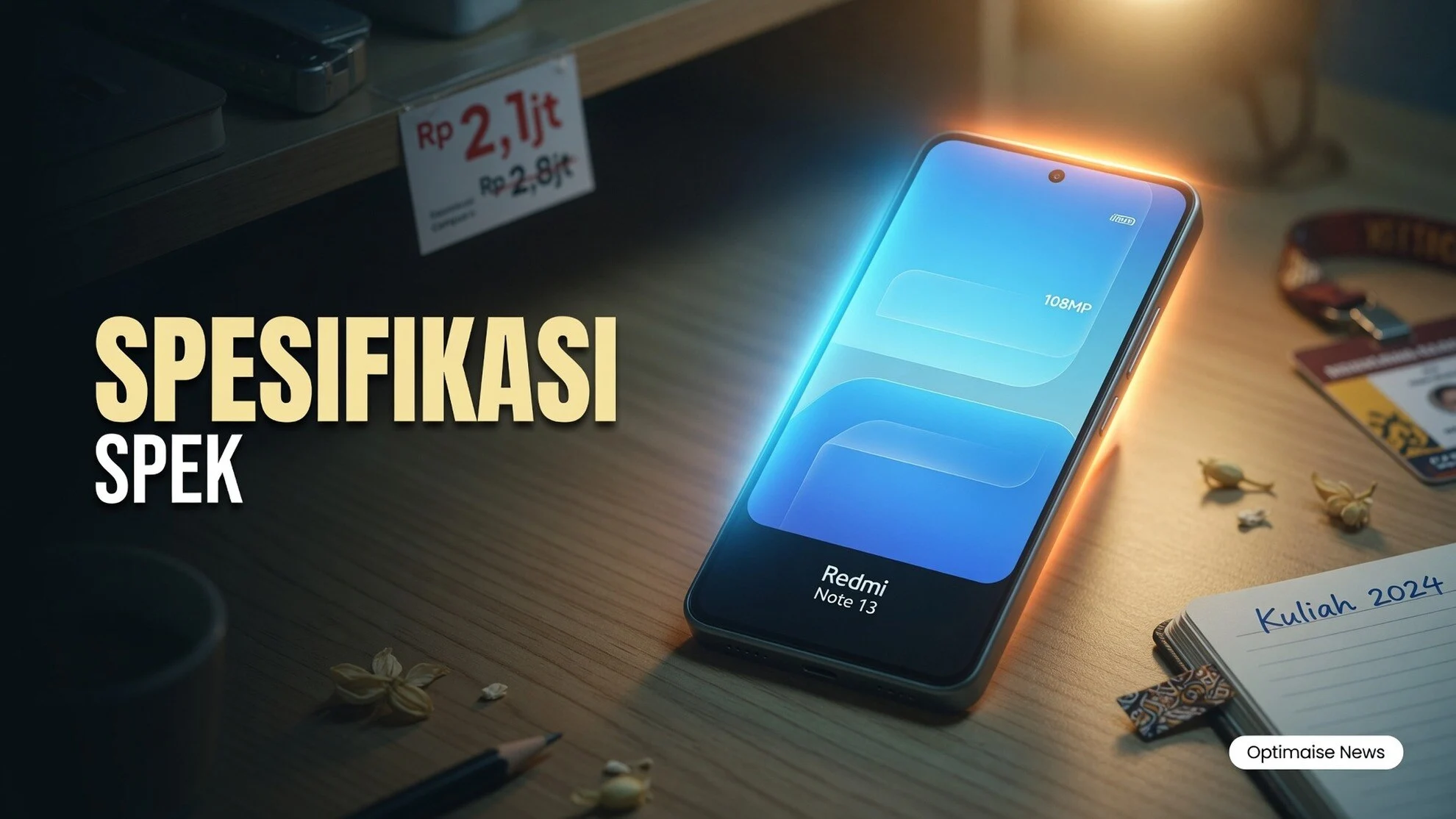 Xiaomi Redmi Note 13 Gebrak Pasar dengan Spesifikasi HP