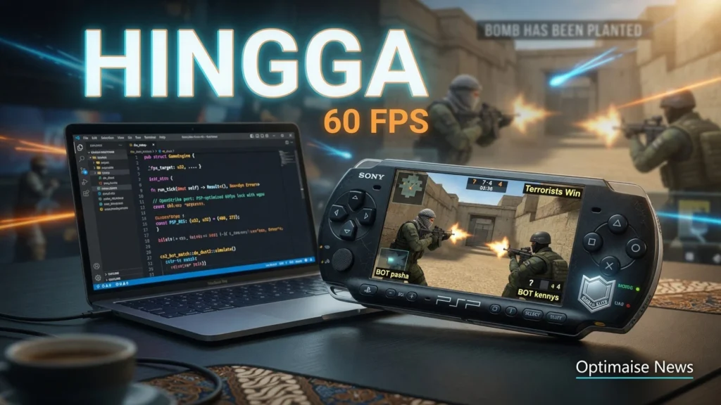Yifeng Wang Bawa Counter-Strike ke PSP Hingga 60 FPS