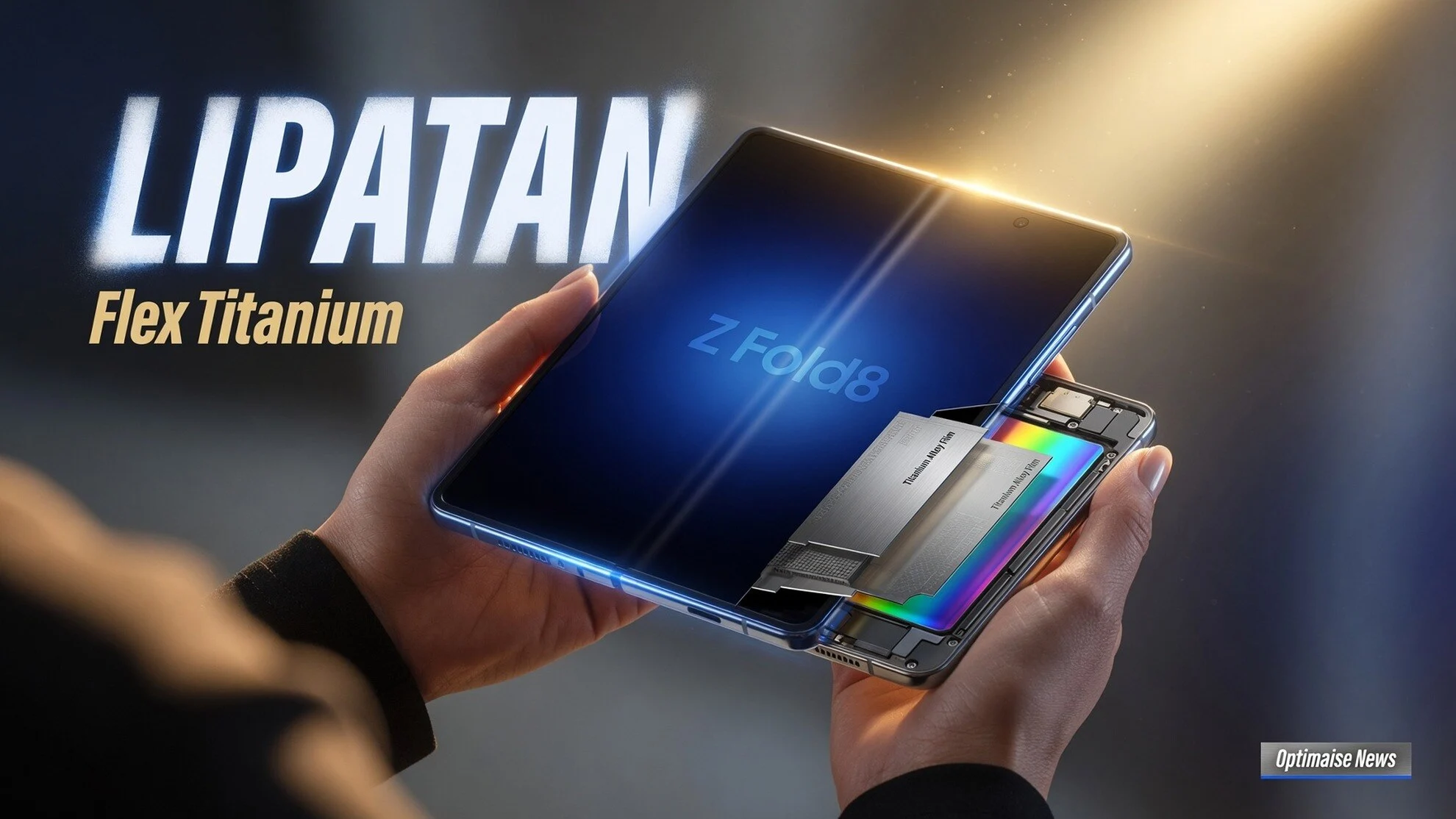 Z Fold8 Flex Titanium Samarkan Bekas Lipatan di 4,5 mm