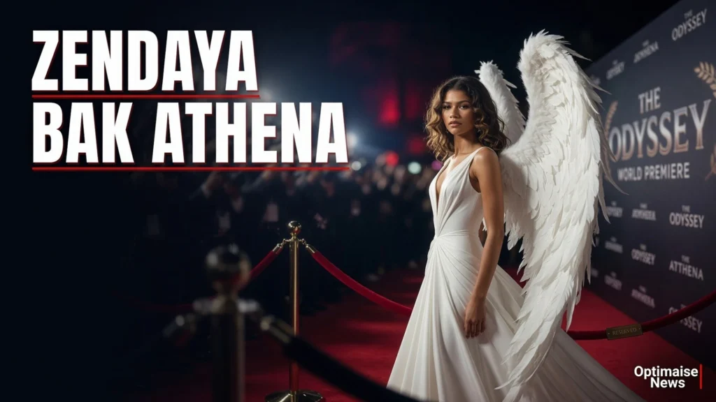 Zendaya Bak Athena di Premiere Odyssey