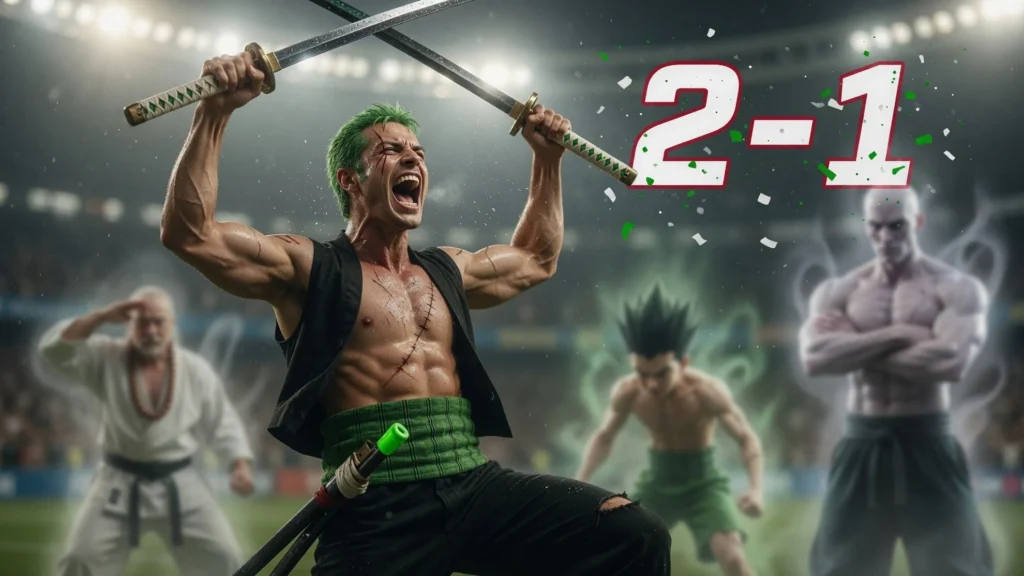 Tiga Ancaman Puncak bagi Roronoa Zoro di Arena Nen