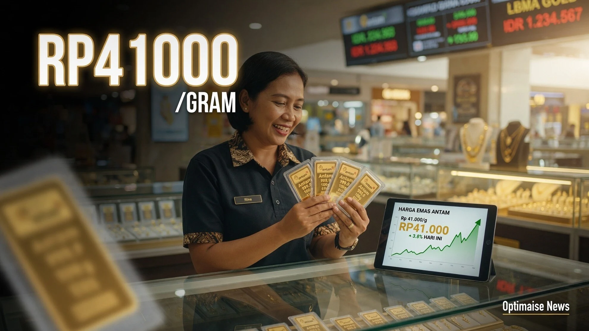 e2e-gate-emas_mulai Emas Antam Naik Rp41.000 ke Rp41.000 k