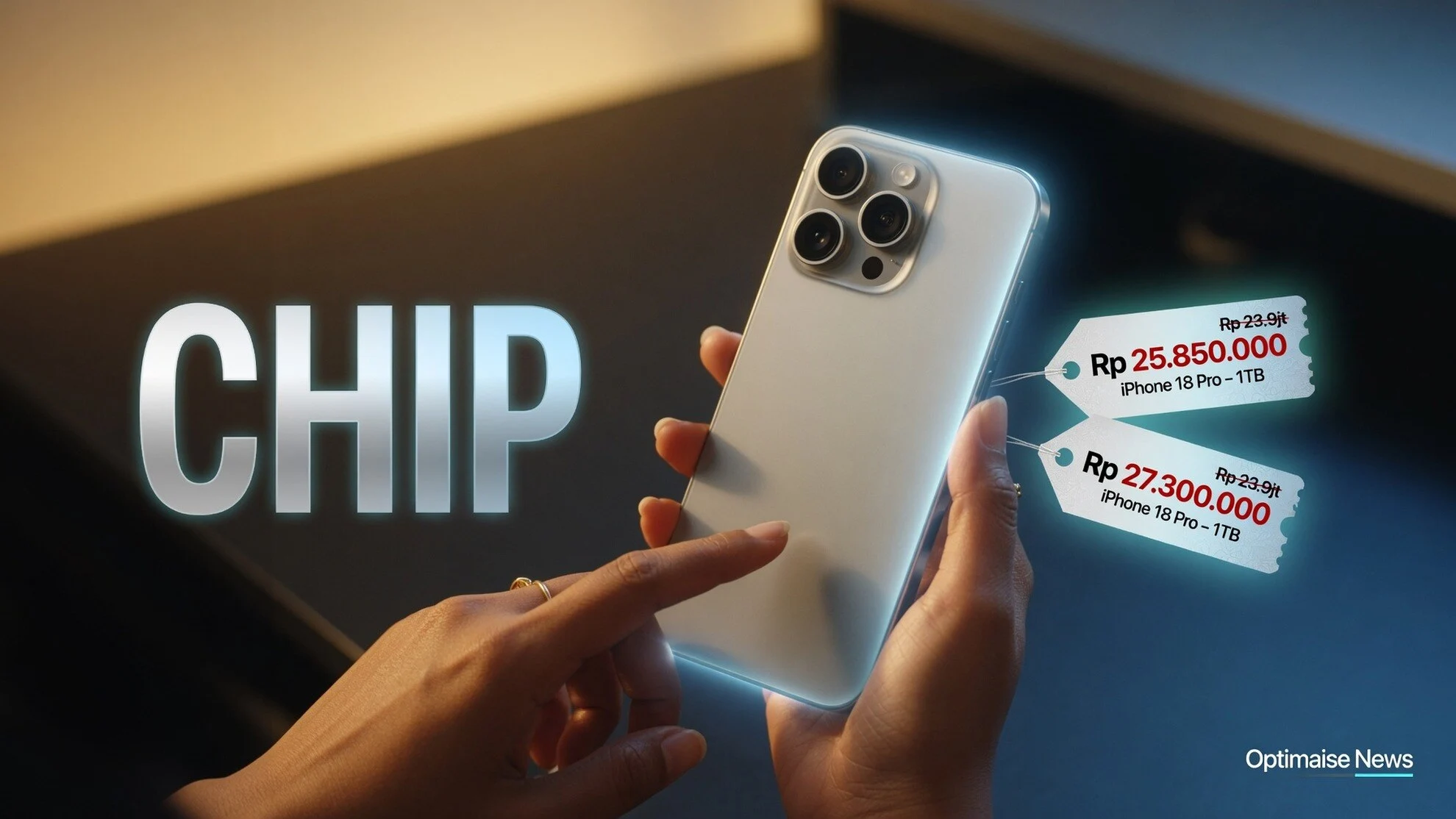 iPhone 18 Pro Diprediksi Naik Rp5,4 Juta Usai Chip A20 Pro