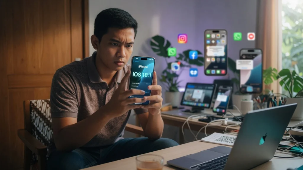 Pemeriksaan Sama di Windows Pakai Apple Devices