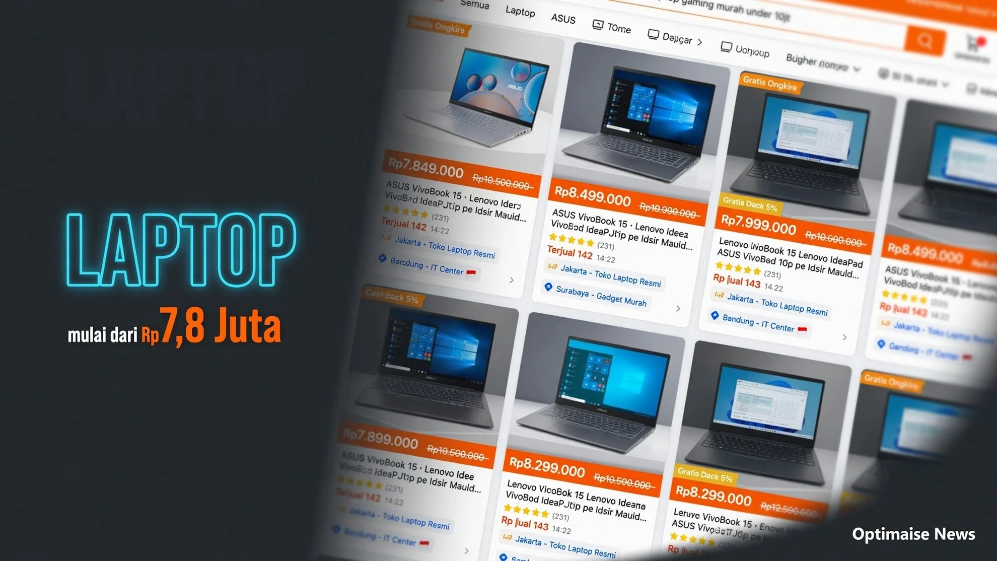 laptop Seharga Rp7,8 Juta