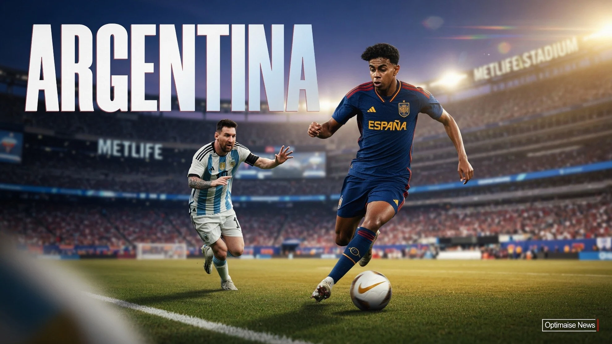 prediksi spanyol vs argentina Poros Yamal-Messi di MetLife