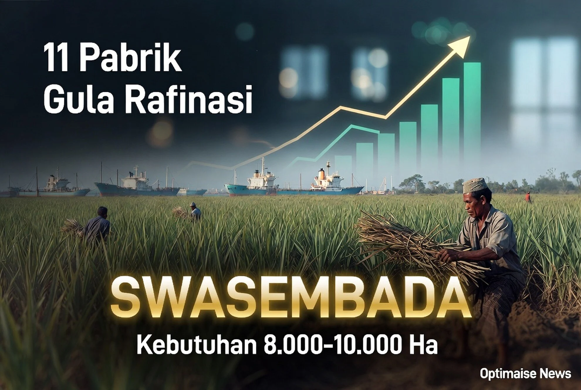 11 Pabrik Gula Rafinasi Kesulitan Bangun Kebun Sendiri Demi Swasembada