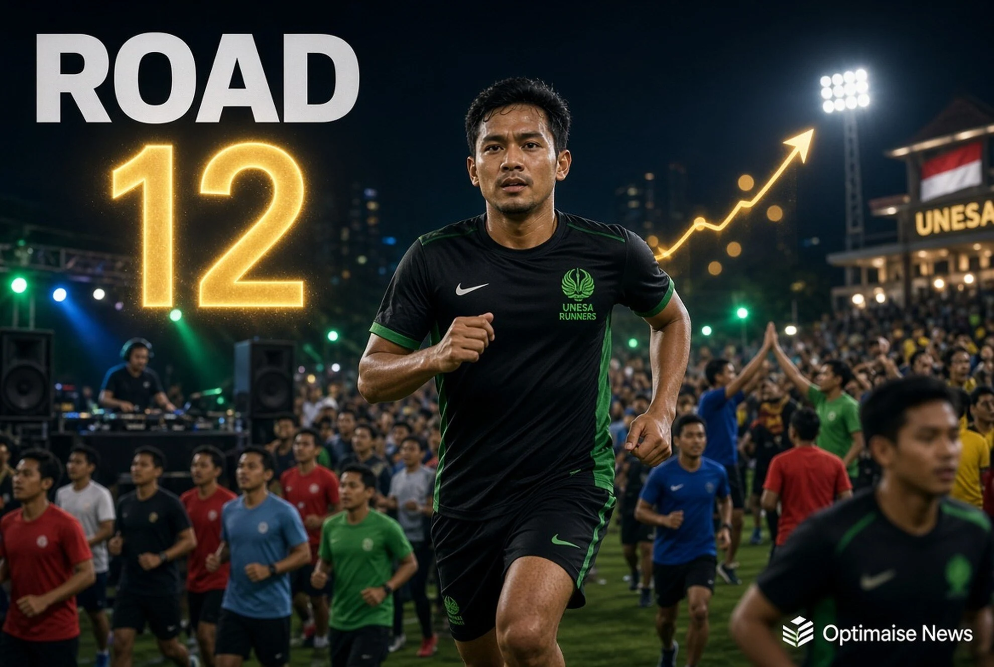 12 Komunitas dari Surabaya-Malang Ramaikan Fun Run 5K Malam Road to