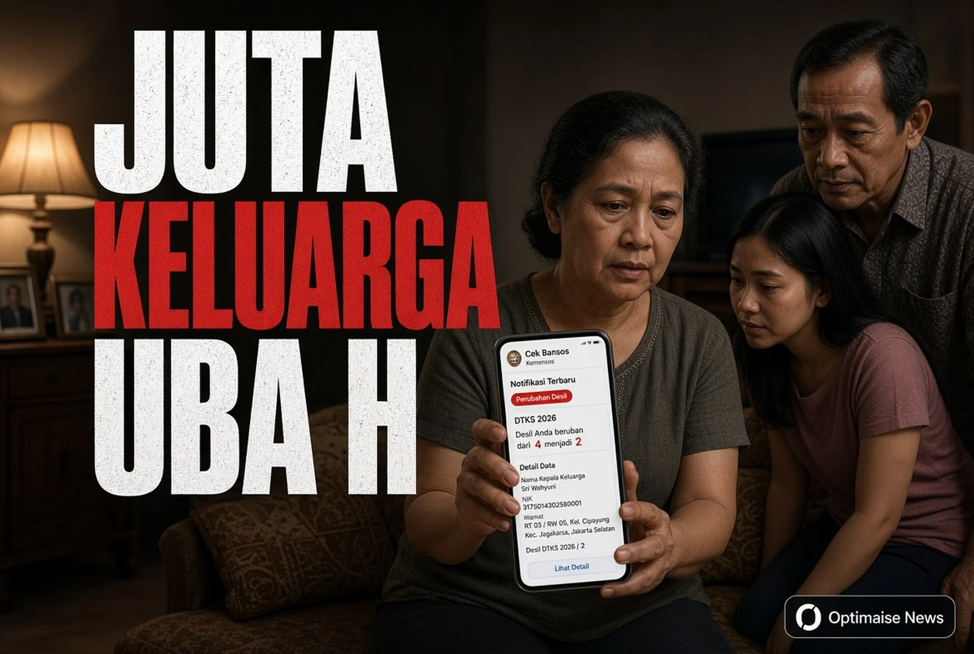 14 Juta Keluarga Ubah Status, Cek Desil DTSEN Jadi Kunci Bansos