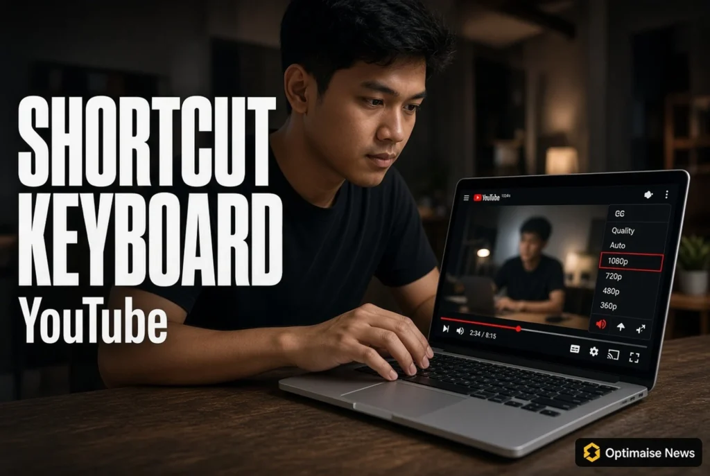 20+ Shortcut Keyboard YouTube: Skip 10 Detik Hingga Ubah Kecepatan