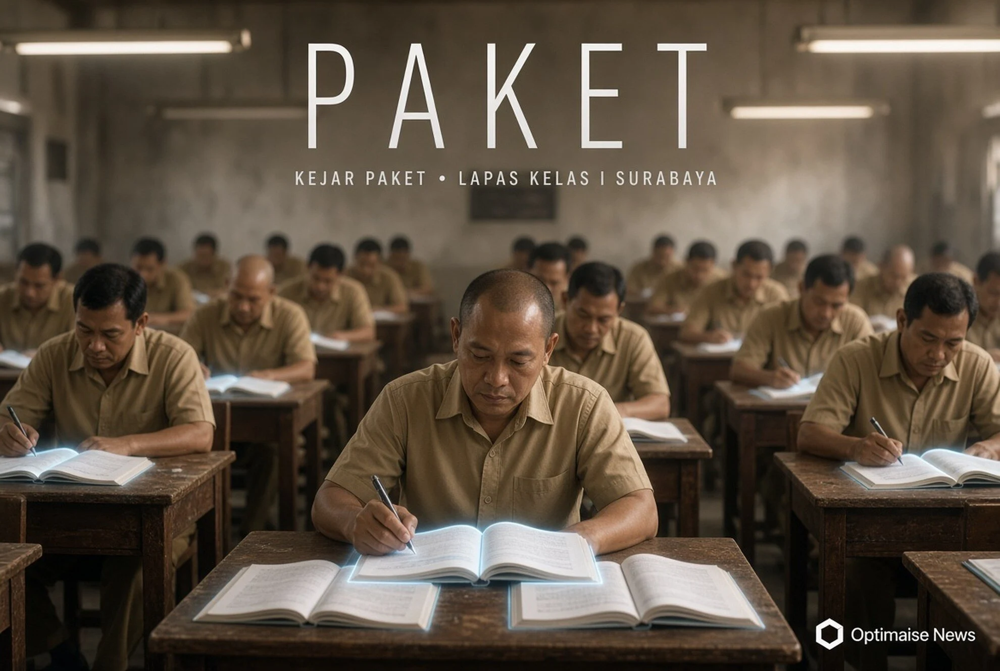 22 WBP Lapas Surabaya Kembali Kejar Ijazah Lewat Paket A-C