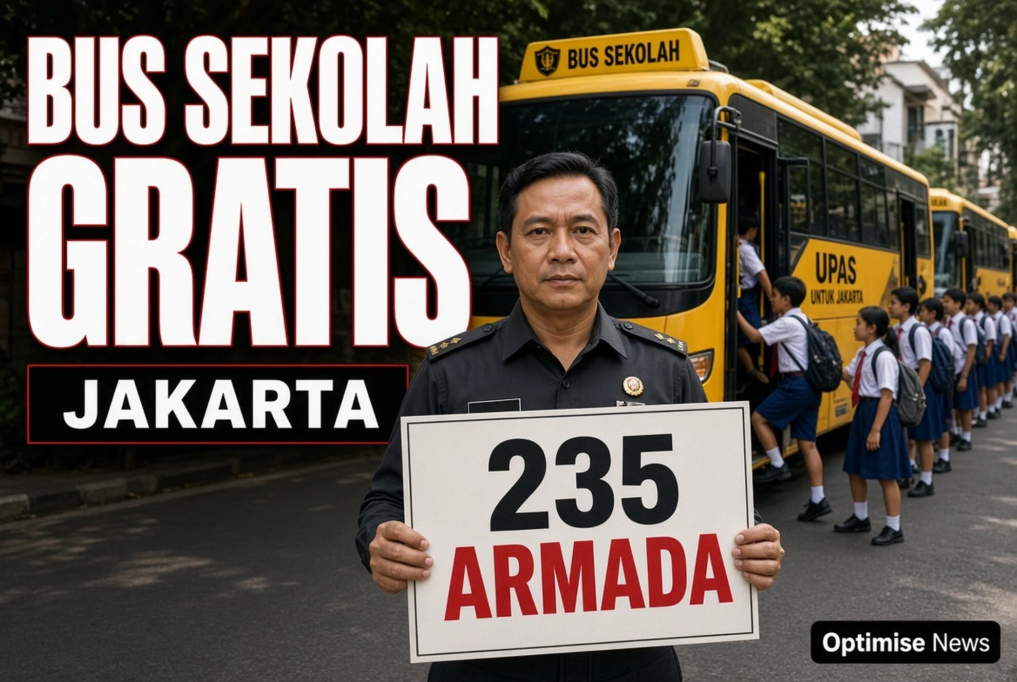 235 Bus Sekolah Gratis Jakarta: 50 Rute