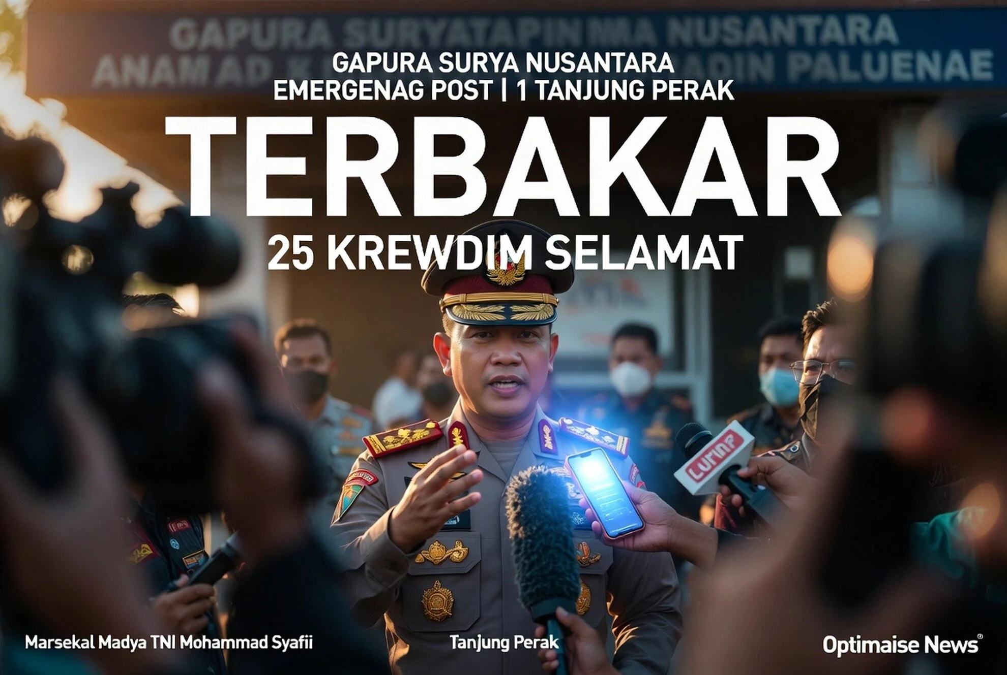 25 Kru KMP Mutiara Sentosa II Dinyatakan Selamat Usai Kapal Terbakar