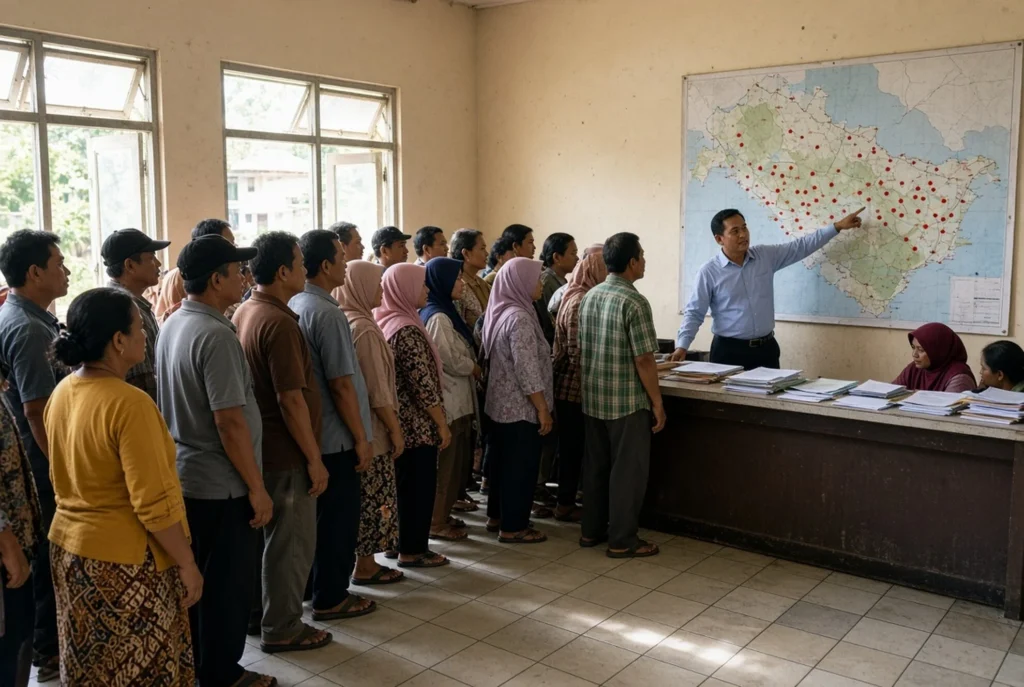 Open class responsif berdasarkan laporan kelurahan