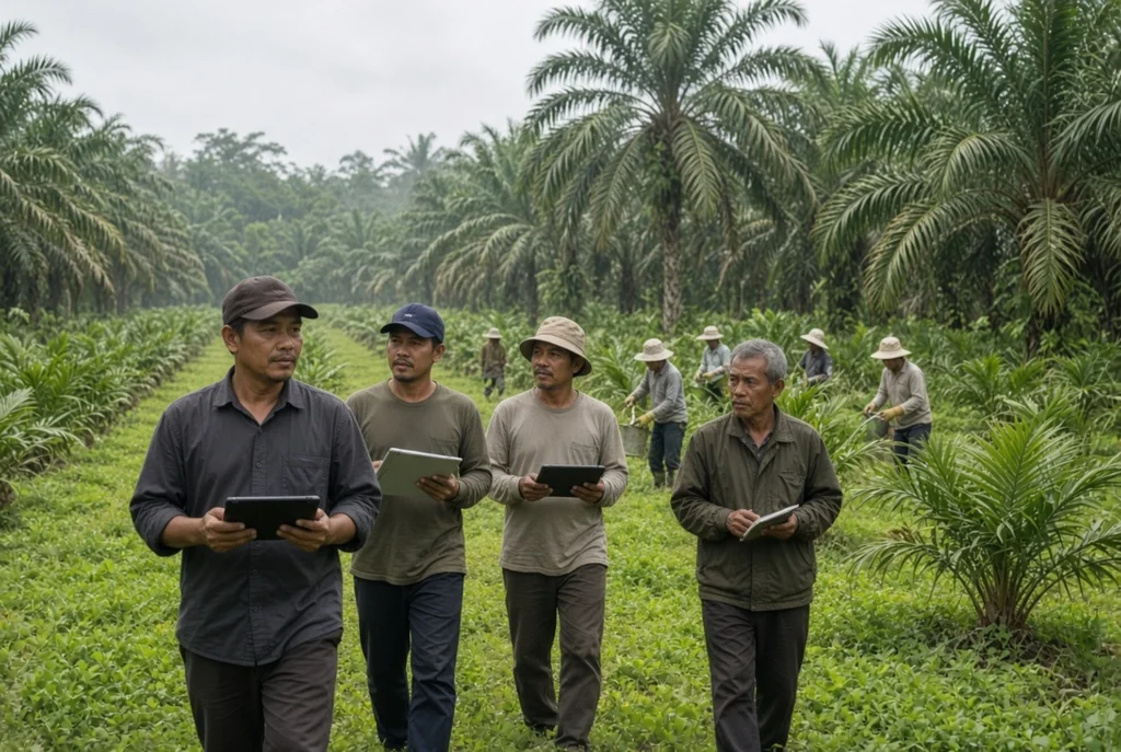 Praktik lapangan dan kunjungan kebun mitra