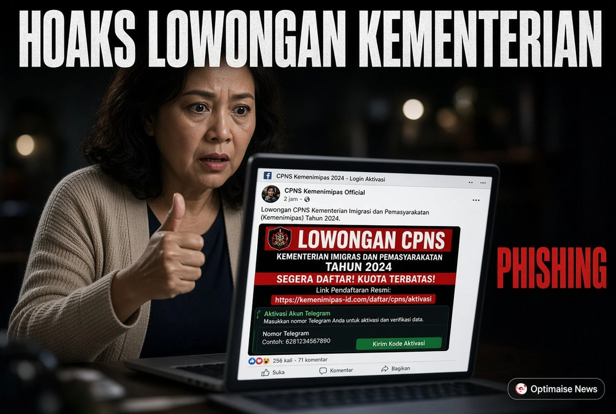 3 Hoaks Lowongan Kementerian 2026: Phishing Minta Telegram