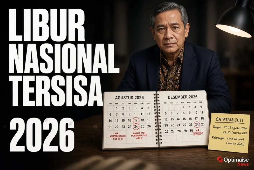 3 Libur Nasional Tersisa 2026: Maulid 25 Agu & Natal Long Weekend 4