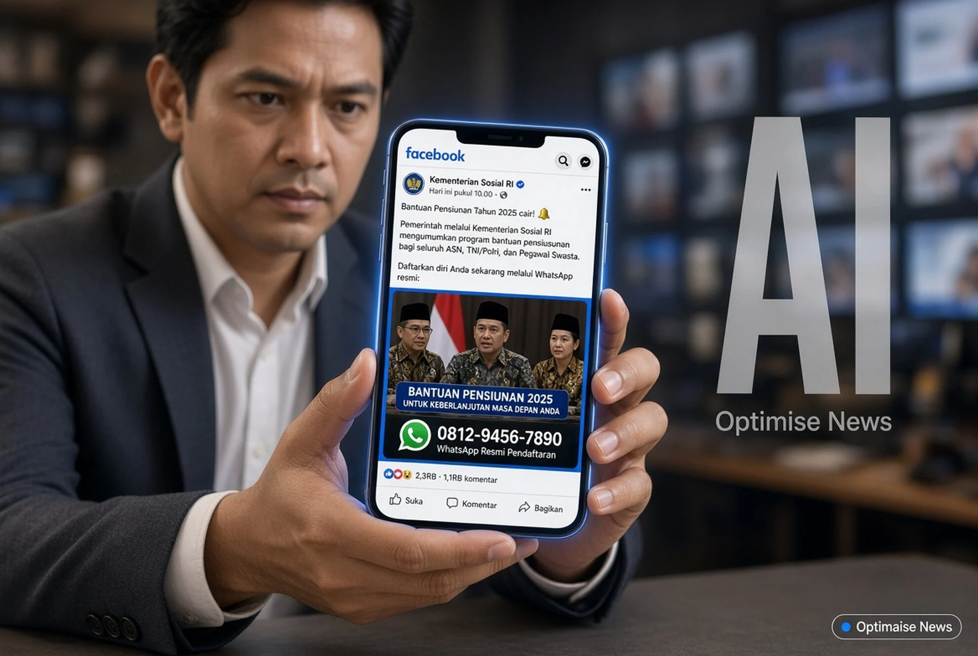 3 Video AI Catut Gibran-Prasetyo-Purbaya Soal Dana Pensiun