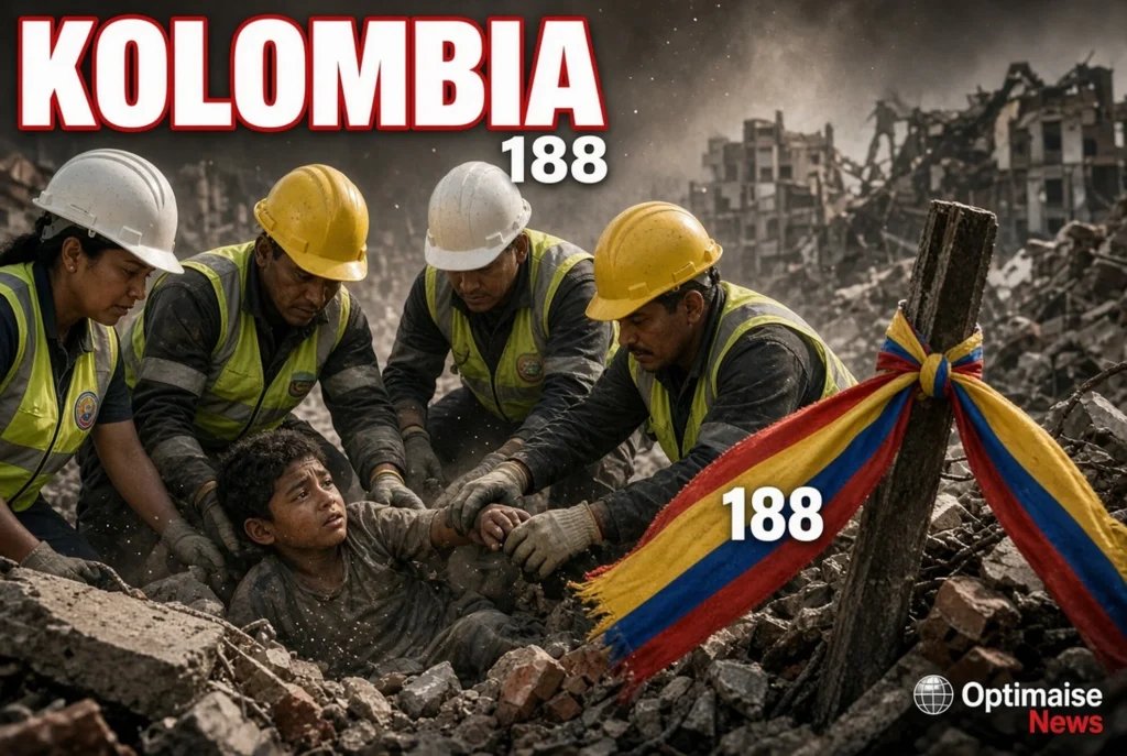 4 Kolombia: 188 Hilang