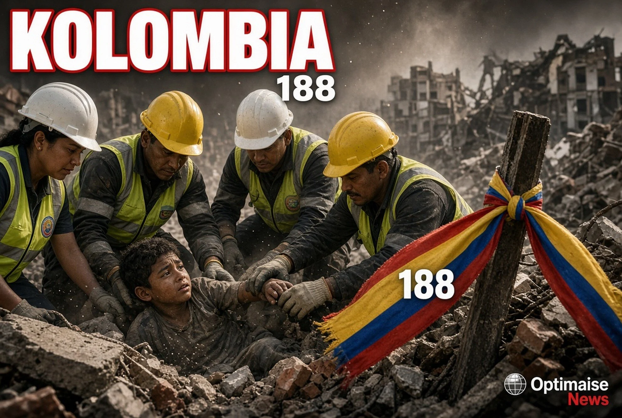 4 Kolombia: 188 Hilang