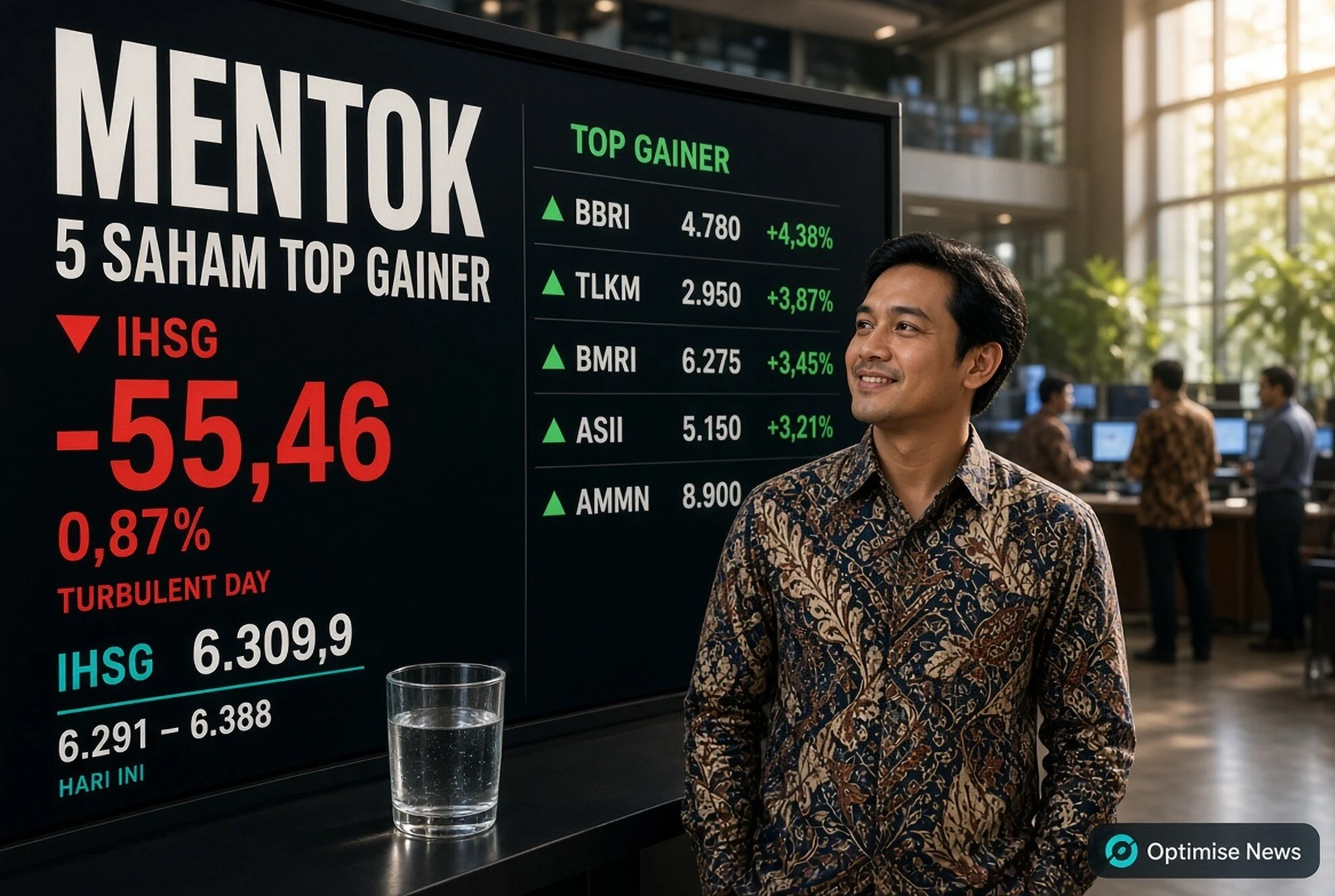 5 Saham Top Gainer Mentok ARA