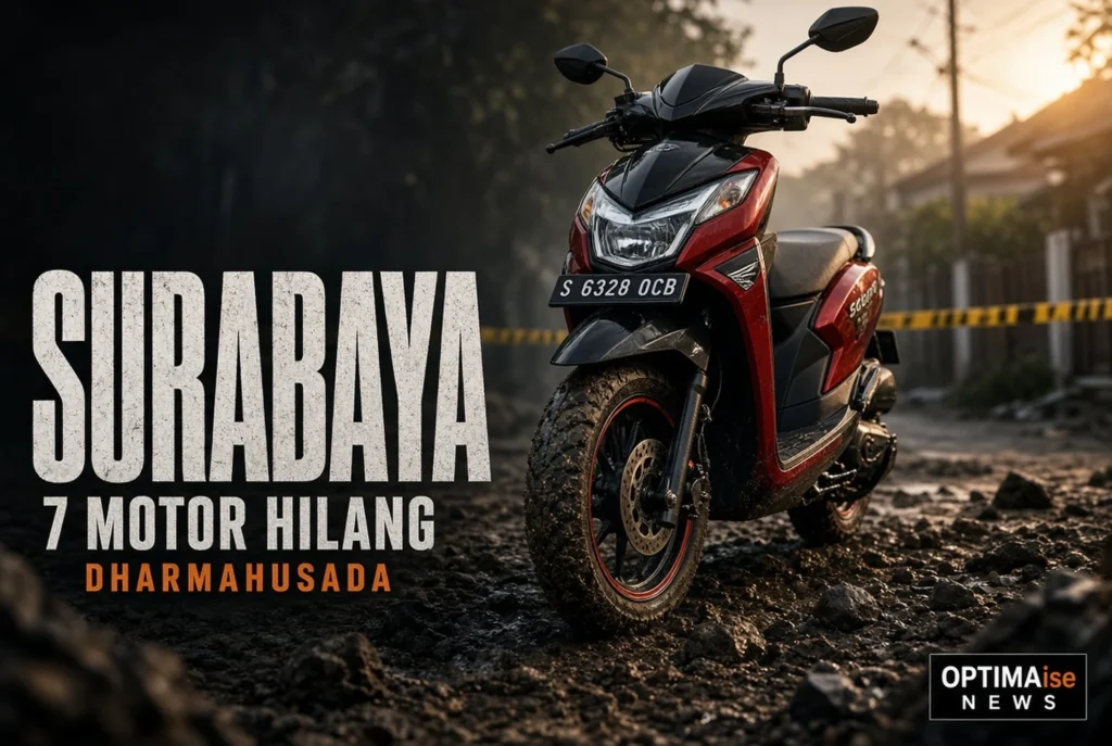 7 Motor Dilaporkan Hilang ke Radio SS Hari sebar di Surabaya