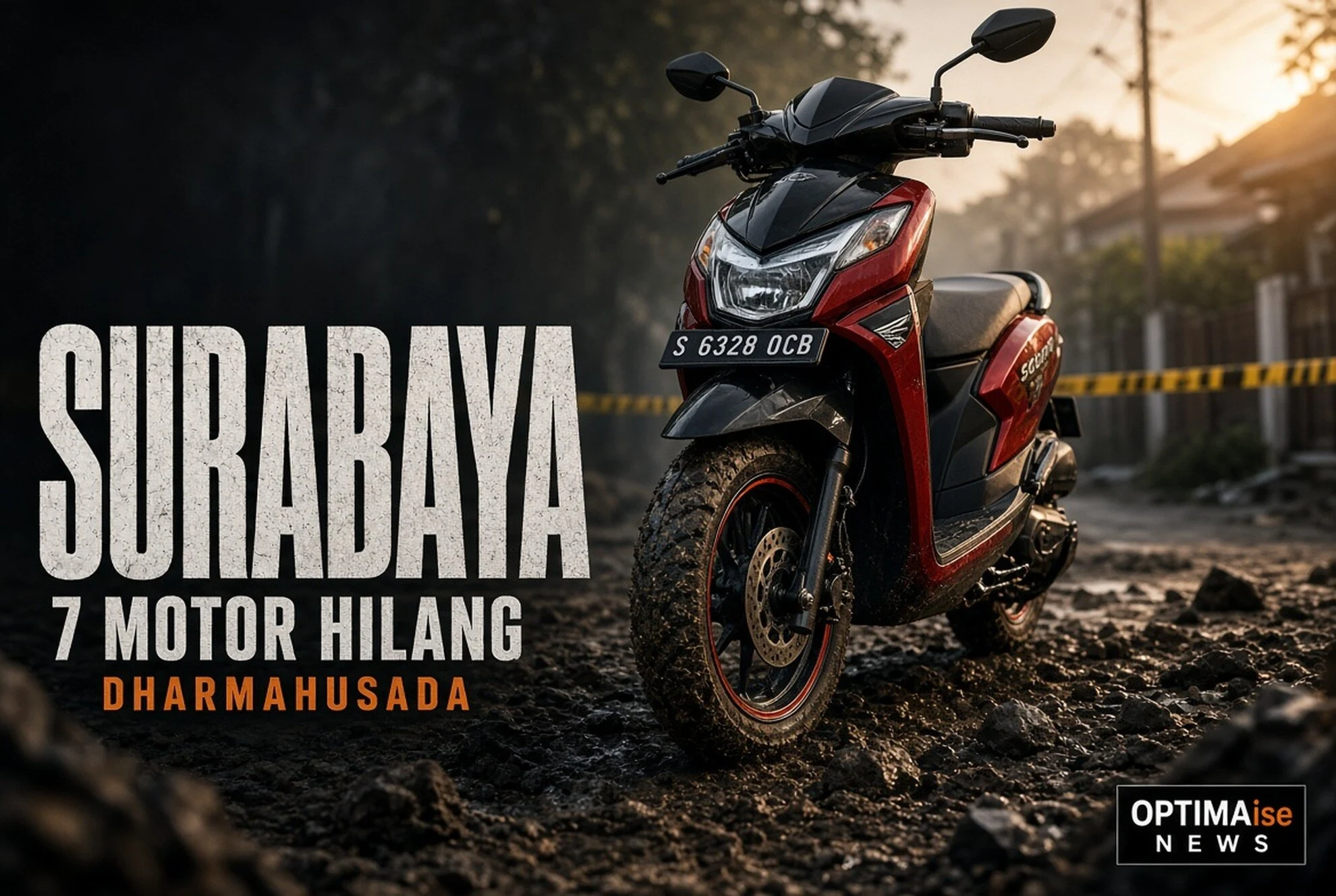 7 Motor Dilaporkan Hilang ke Radio SS Hari sebar di Surabaya