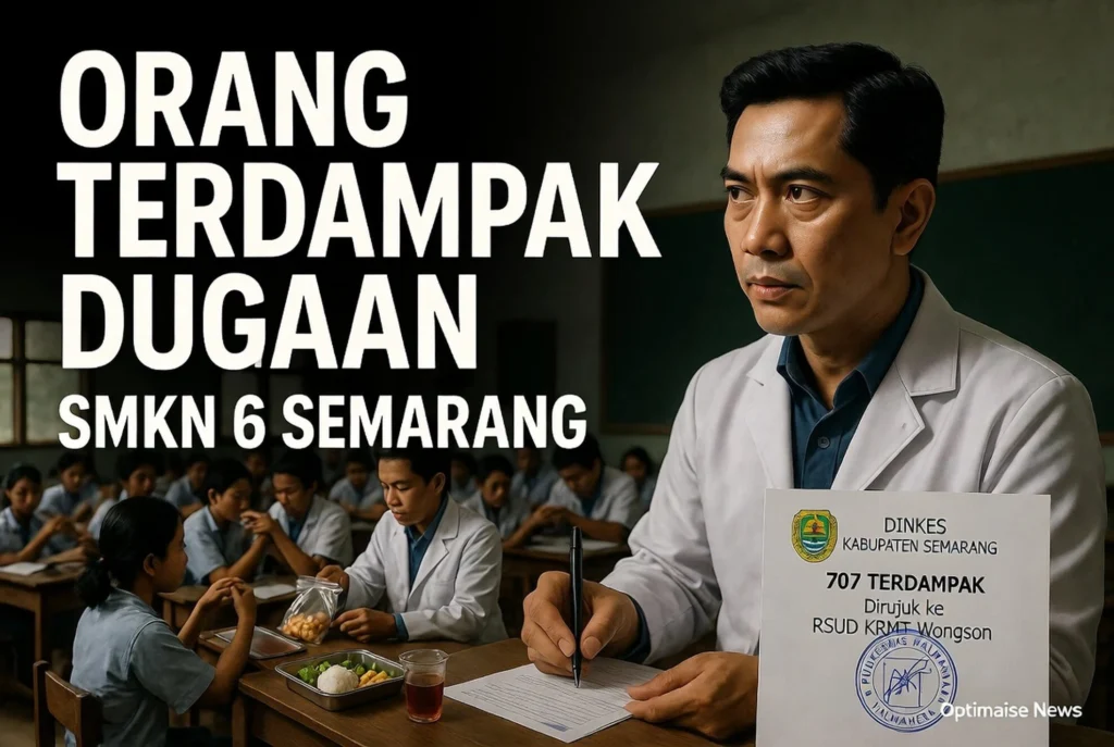 707 Orang Terdampak Dugaan Keracunan MBG di SMKN 6, Dinkes Hentikan