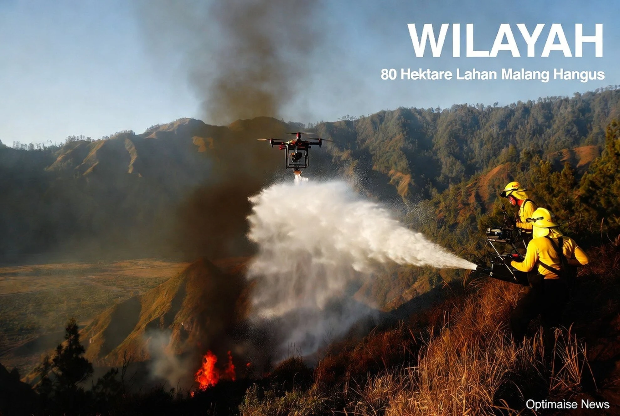 80 Hektare Lahan Malang Hangus, Karhutla Bromo Meluas ke Wilayah