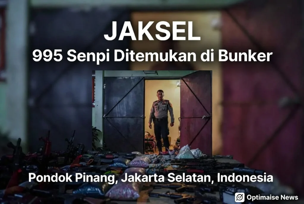 995 Senpi Ditemukan di Bunker Sekolah Jaksel
