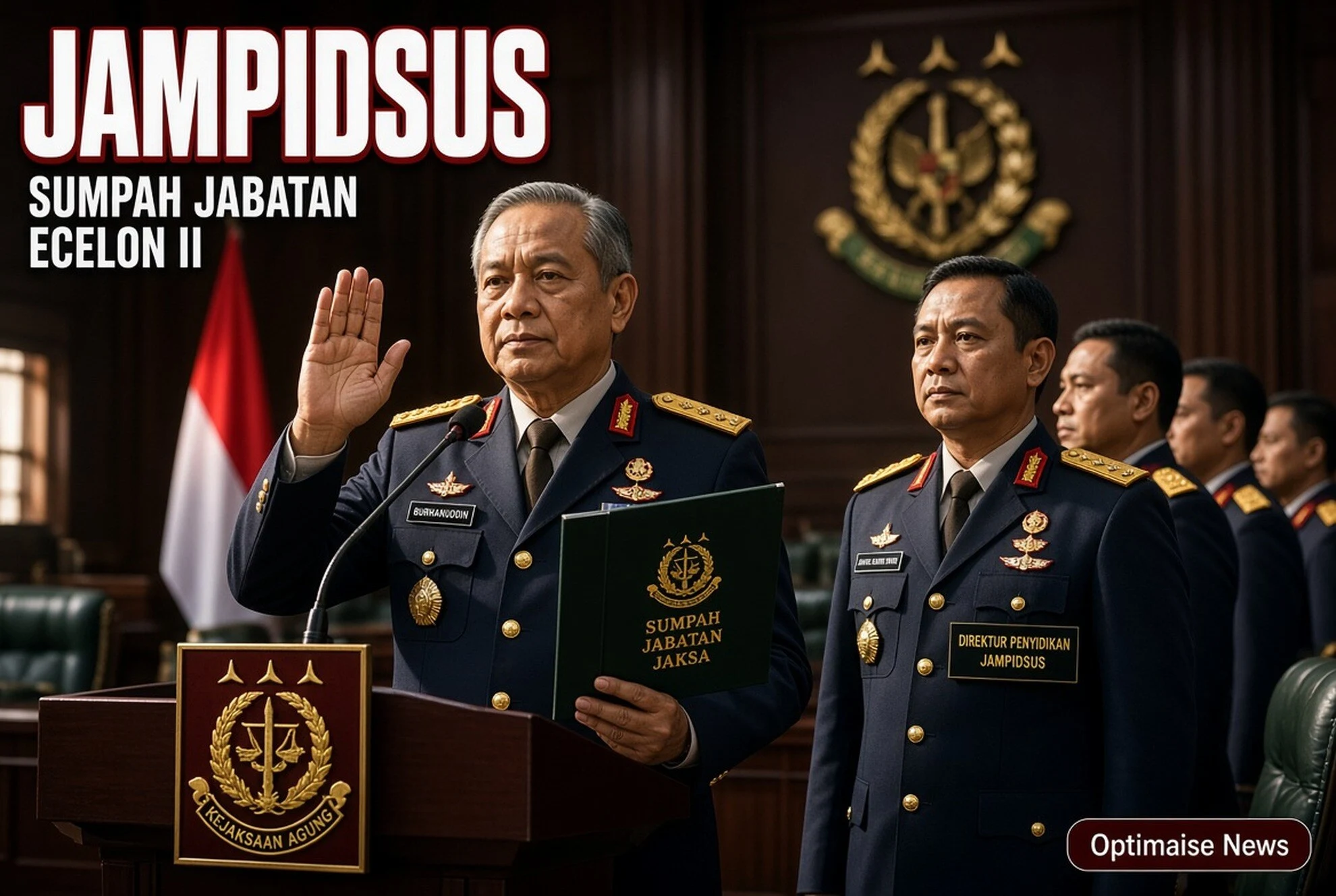 AG Burhanuddin Lantik Saiful Bahri Siregar Dirdik Jampidsus