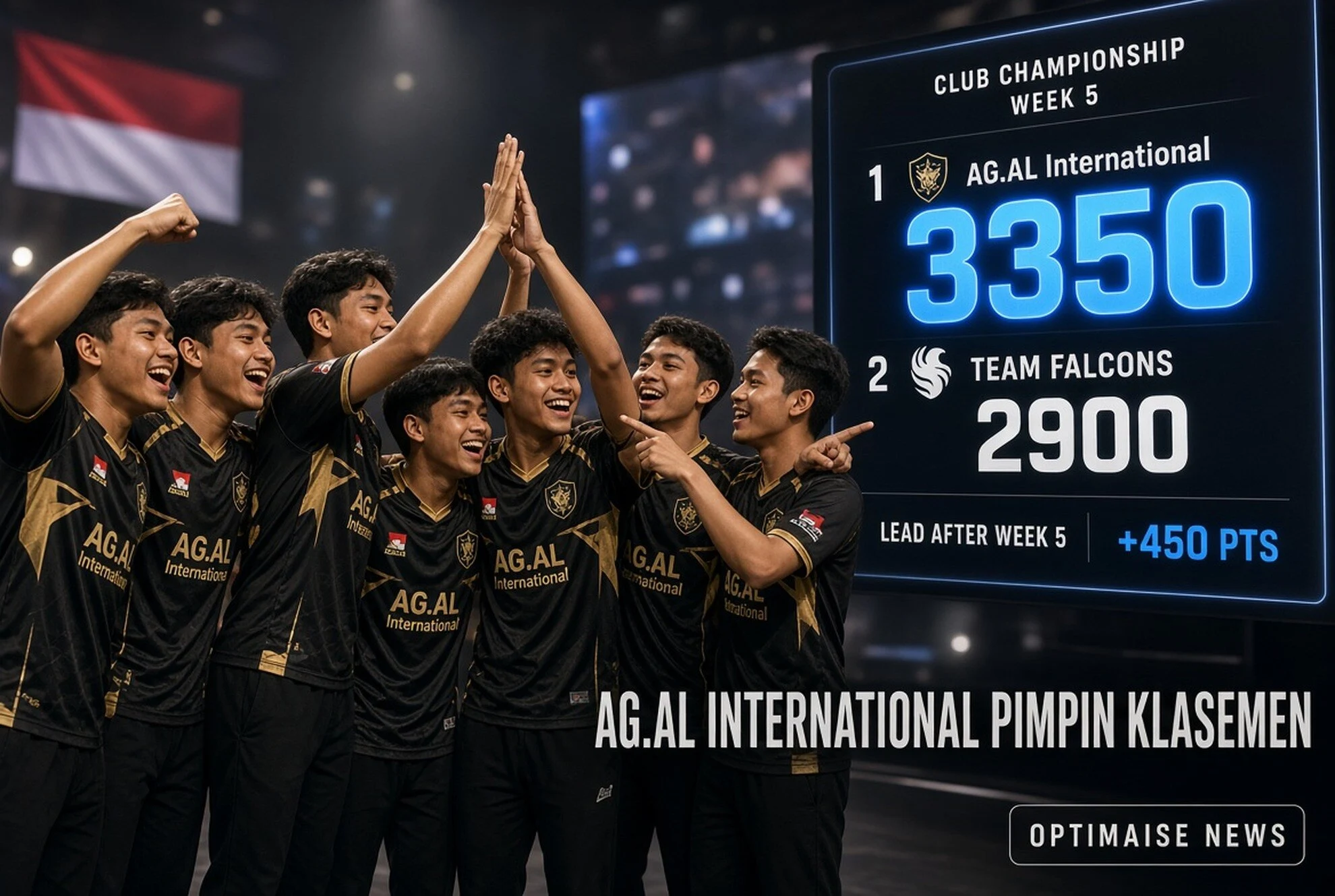 AG.AL International Pimpin Klasemen EWC 2026 Club Championship 3.350