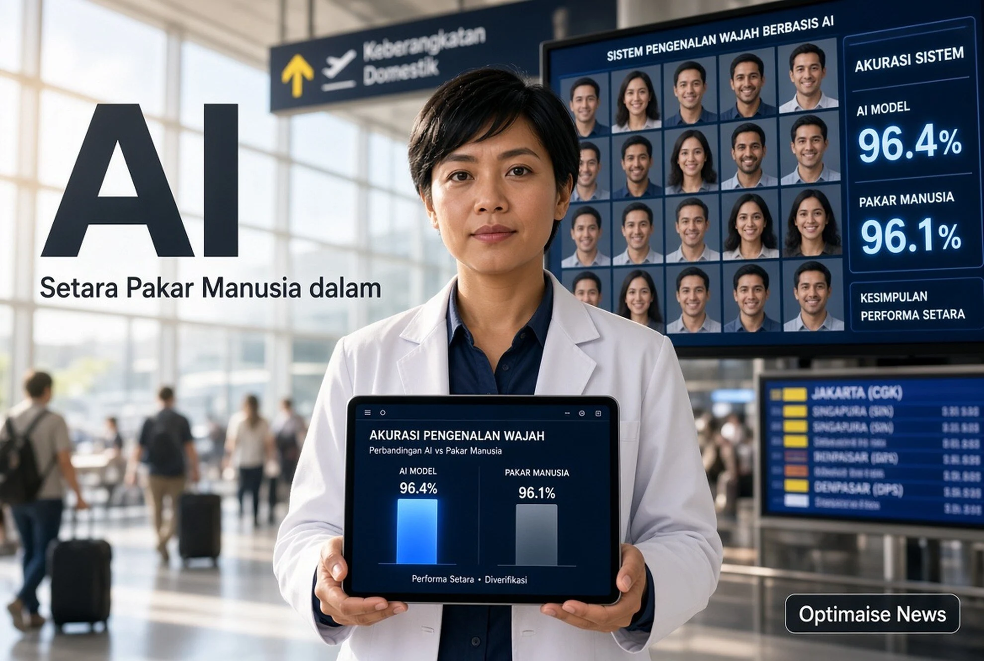 AI Setara Pakar Manusia dalam Identifikasi Wajah