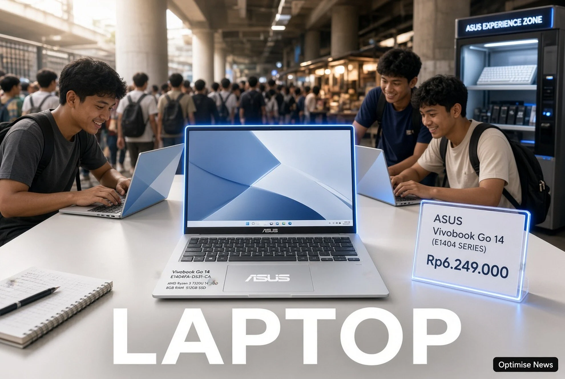 ASUS Buka Booth Coba Laptop Vivobook di JPM